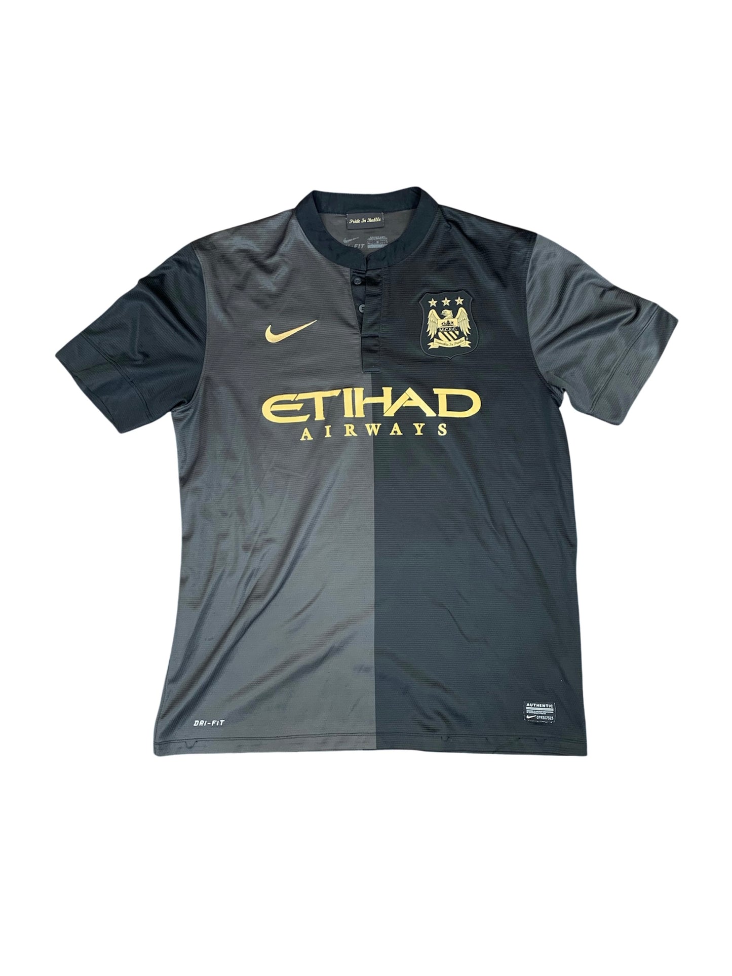 Manchester City Track Jacket – Black/Gold – Size M