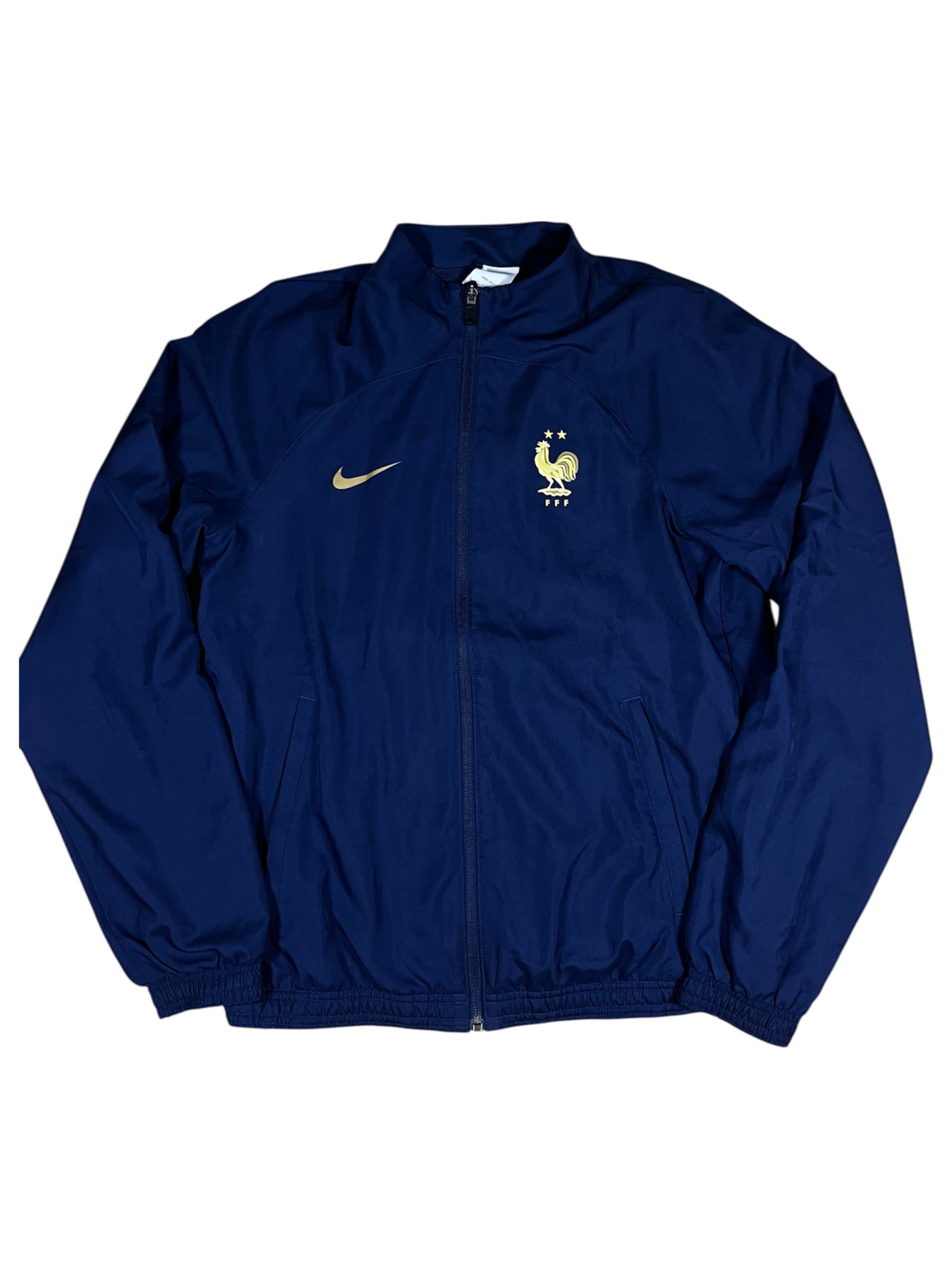Nike France Football Team Track Jacket – Blue – Size S – Docho Vintage