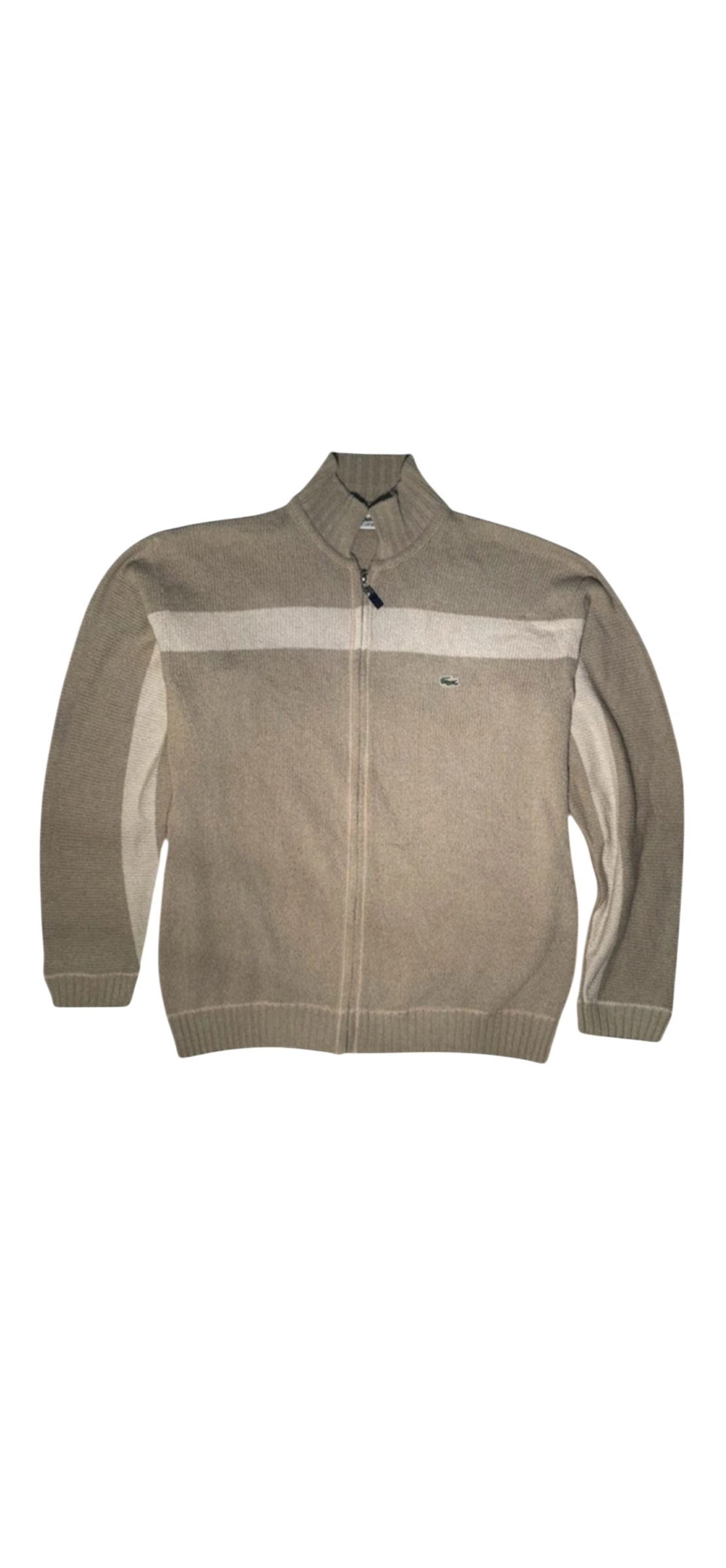 Lacoste Zip-Up Sweater – Size L
