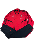 AC Milan Tracksuit – Red Top / Black Pants – Size L Pants no logo