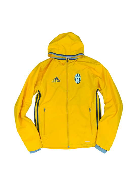Juventus Zip-Up Hoodie – Orange/Yellow – Size S