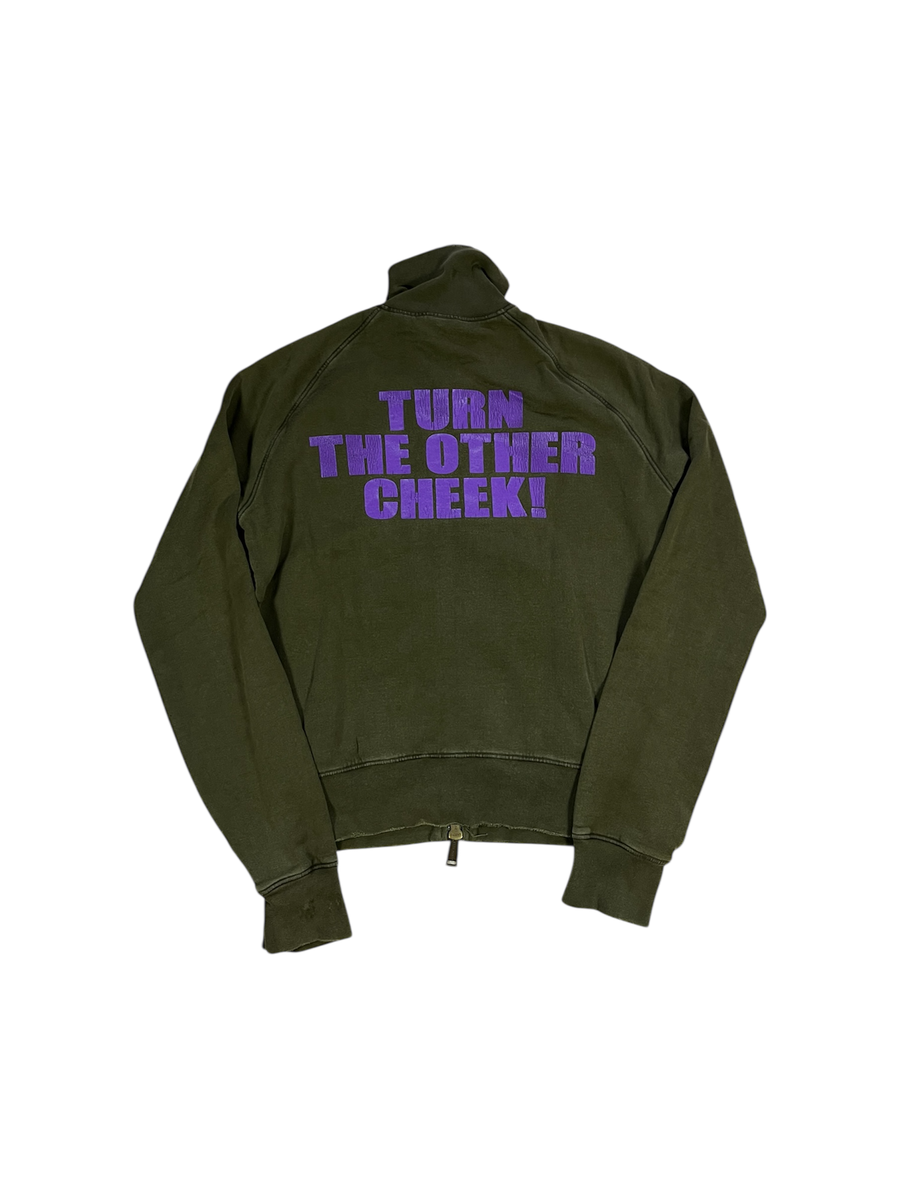 Dsquared Zip-Up Hoodie – Brown – Size M