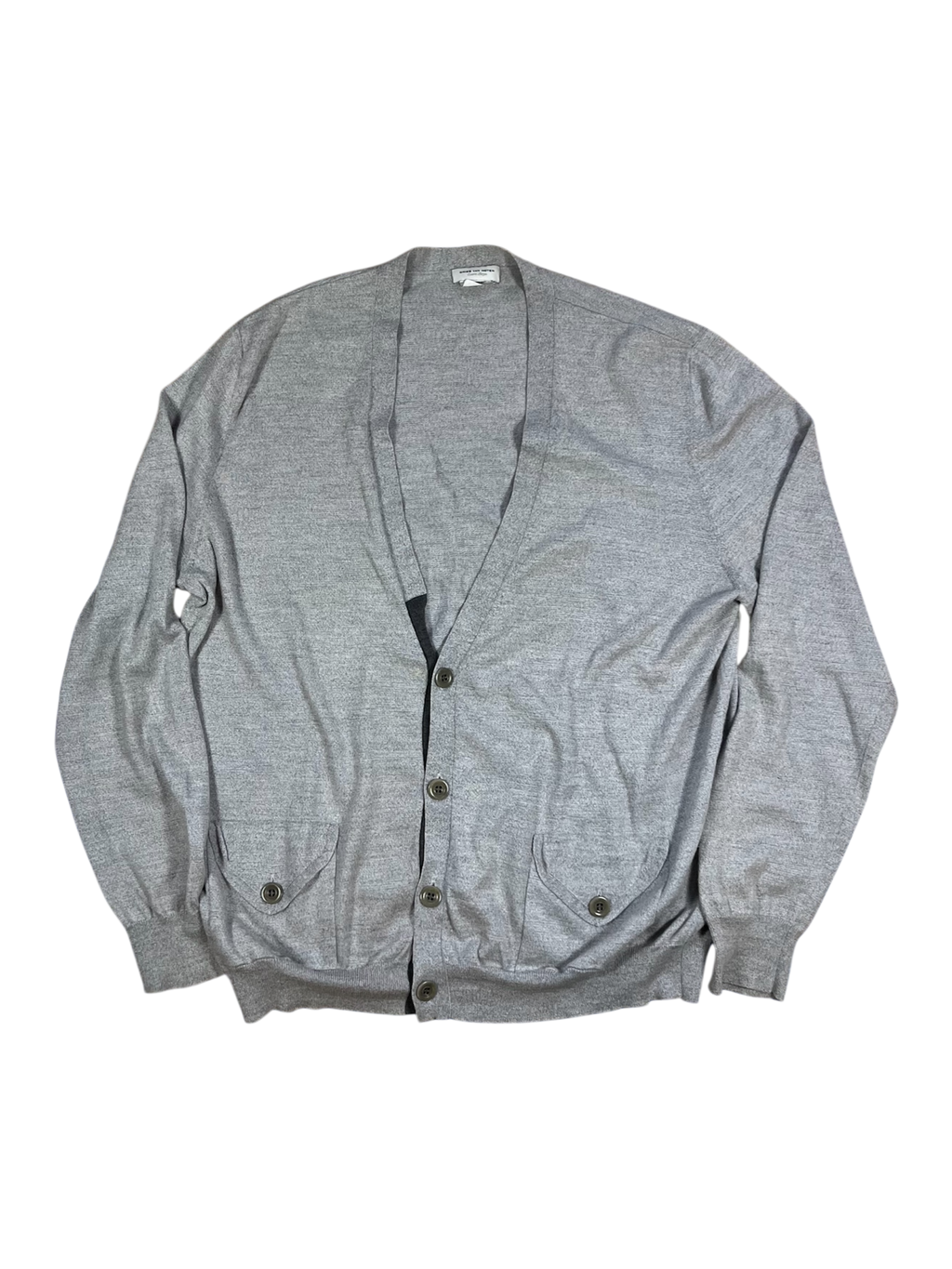 Dries Van Noten Chemise – Grey – Size XL - 1990s
