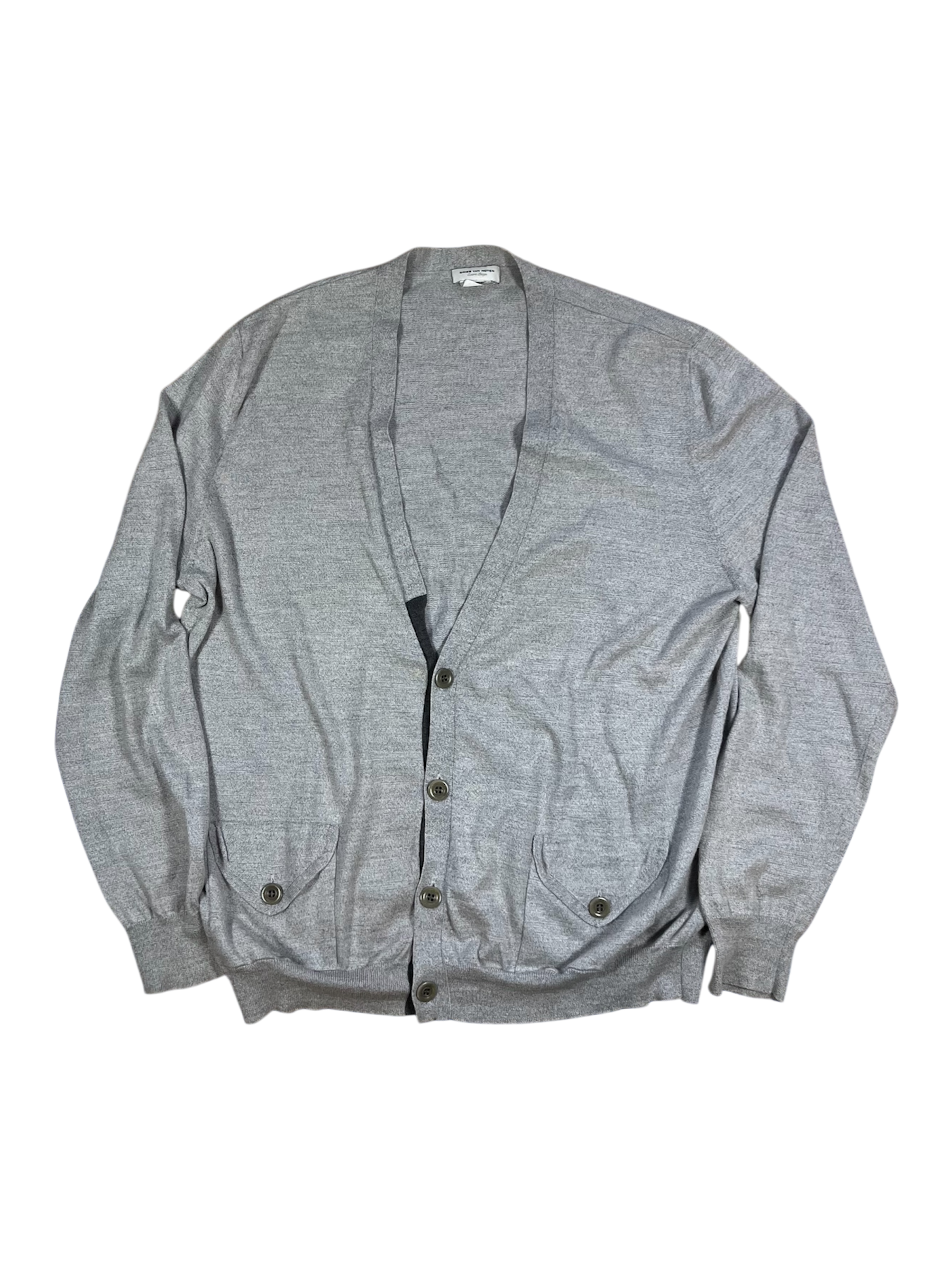 Dries Van Noten Chemise – Grey – Size XL - 1990s