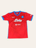 SSC Napoli Football Jersey – Red/Blue – Size M
