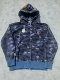 BAPE x PSG Zip-Up Hoodie – M