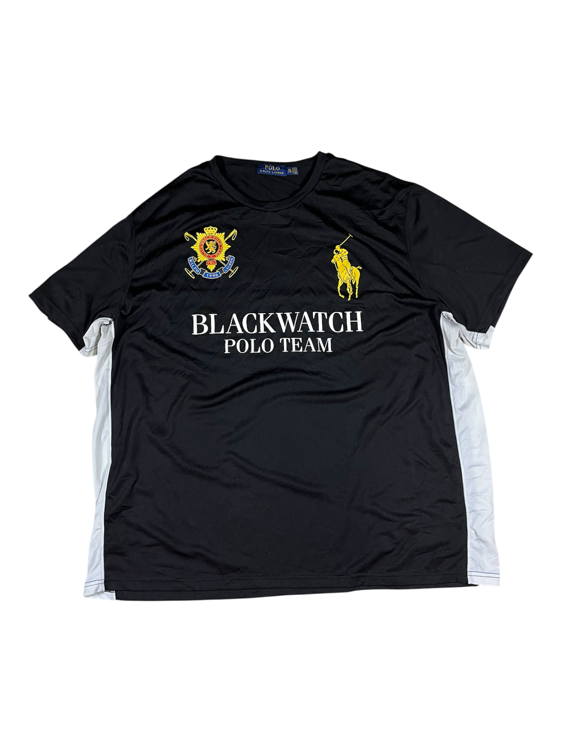 Ralph Lauren Polo Team Scotland T-Shirt – Black/Gold – Size L