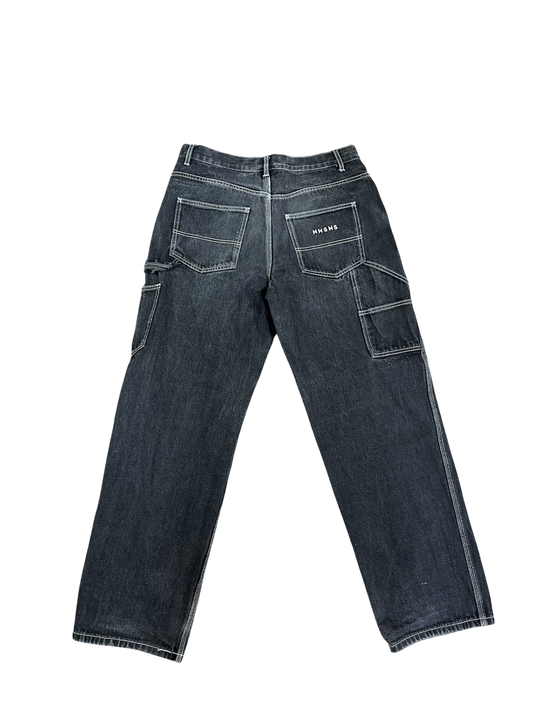 Nnsns Bigfoot Jeans – Dark Grey – Size M