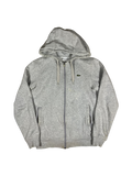 Lacoste Zip-Up Hoodie – Grey – Size XS