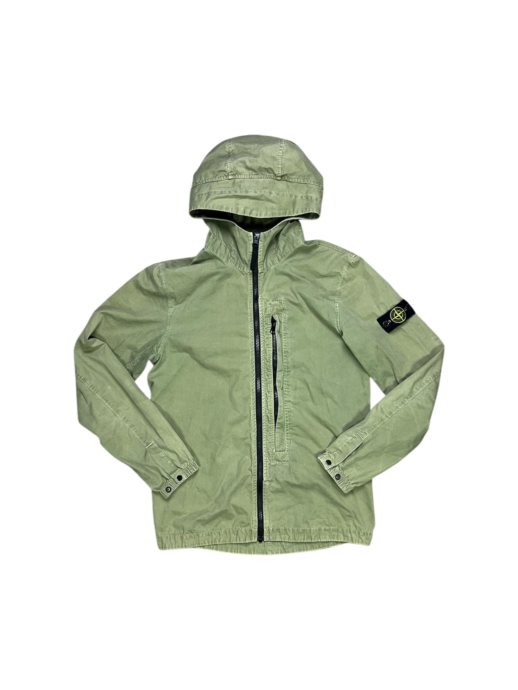 Stone Island Supima Cotton Twill Stretch-TC  – Green – Size XS - Unisex