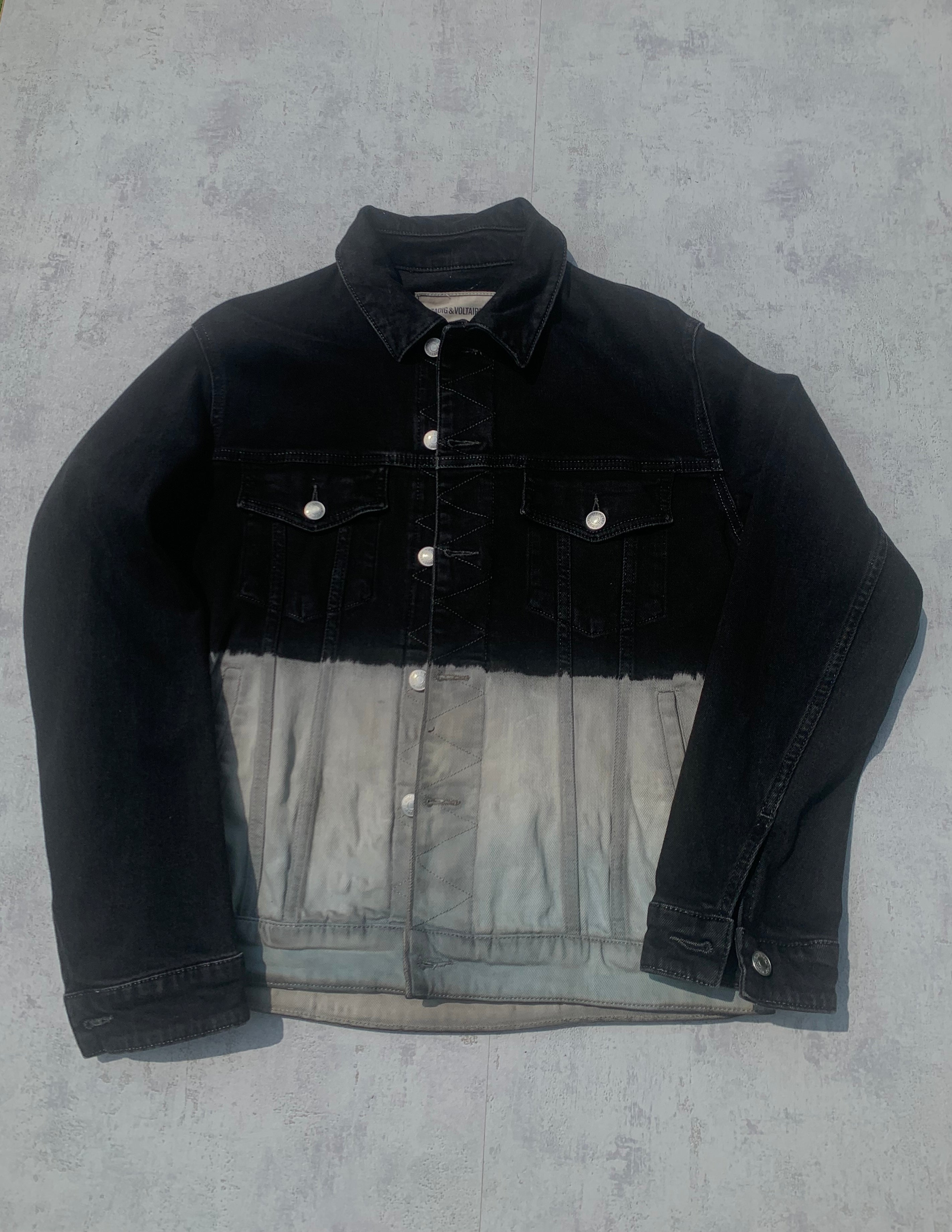 Zadig & Voltaire Denim Jacket – Black/White – M