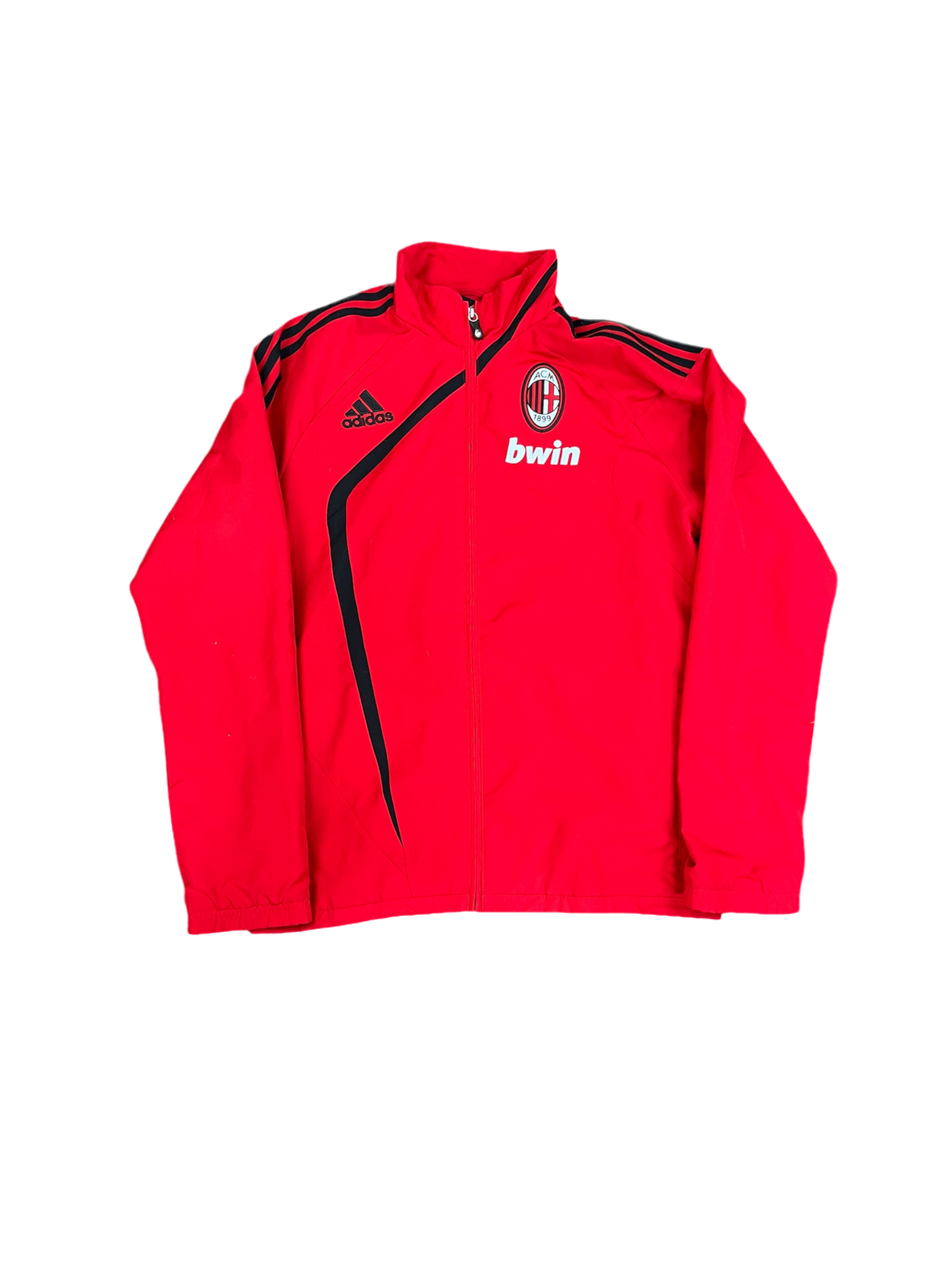 AC Milan Baggy Tracksuit – Red Top / Black Pants – Size L