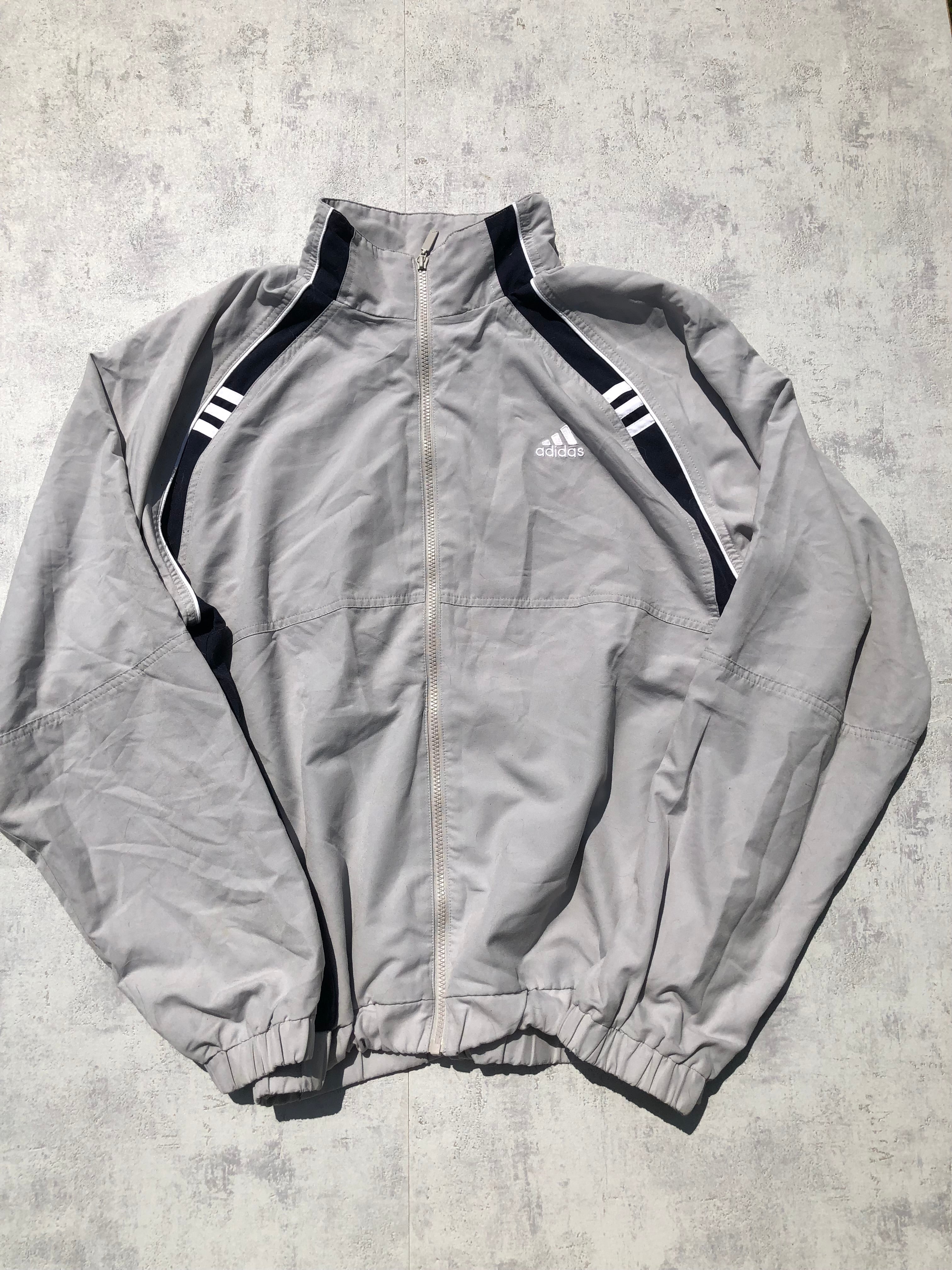 Adidas Track Jacket – Grey – L