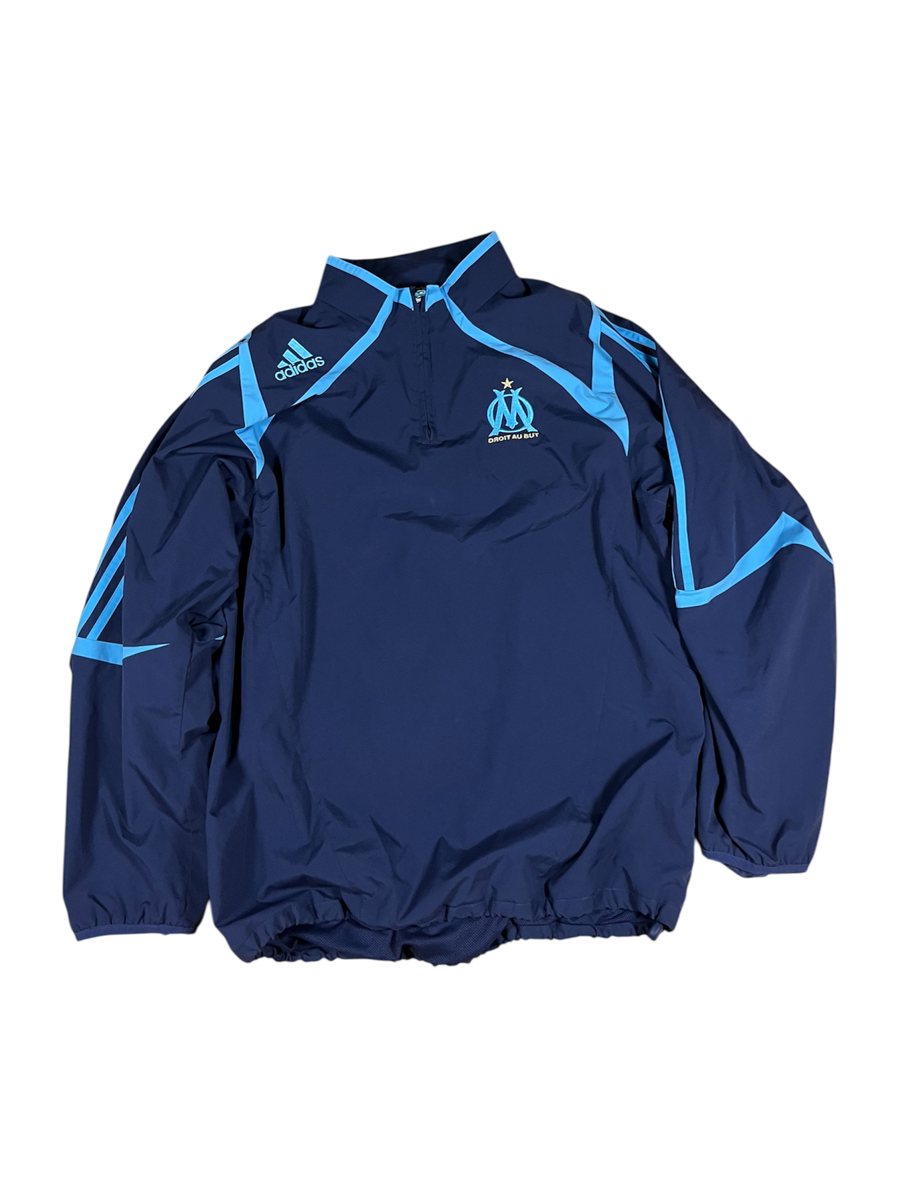 Olympique de Marseille Track Jacket – Navy Blue – Size M