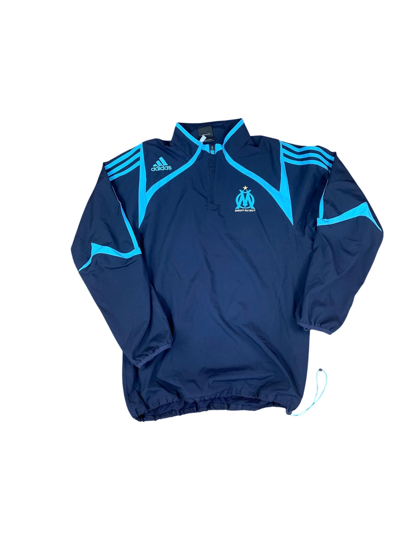 Olympique de Marseille Track Jacket – Navy Blue – Size M