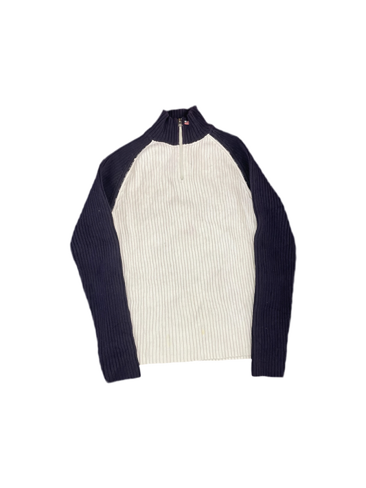 Ralph Lauren Knitted Zip-Up Sweater – S (Unisex)