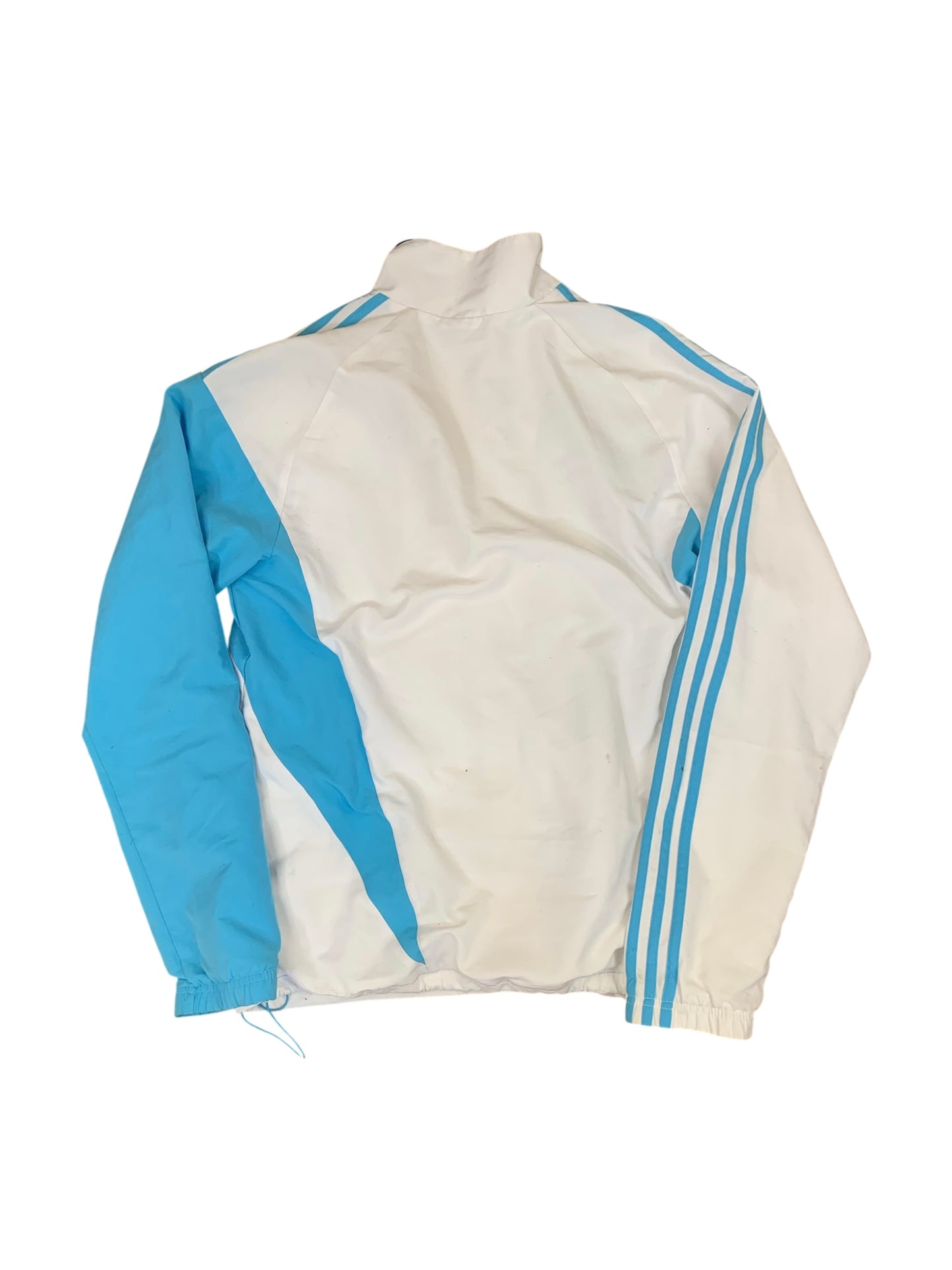 Marseille Track Jacket – White/Baby Blue – Size L
