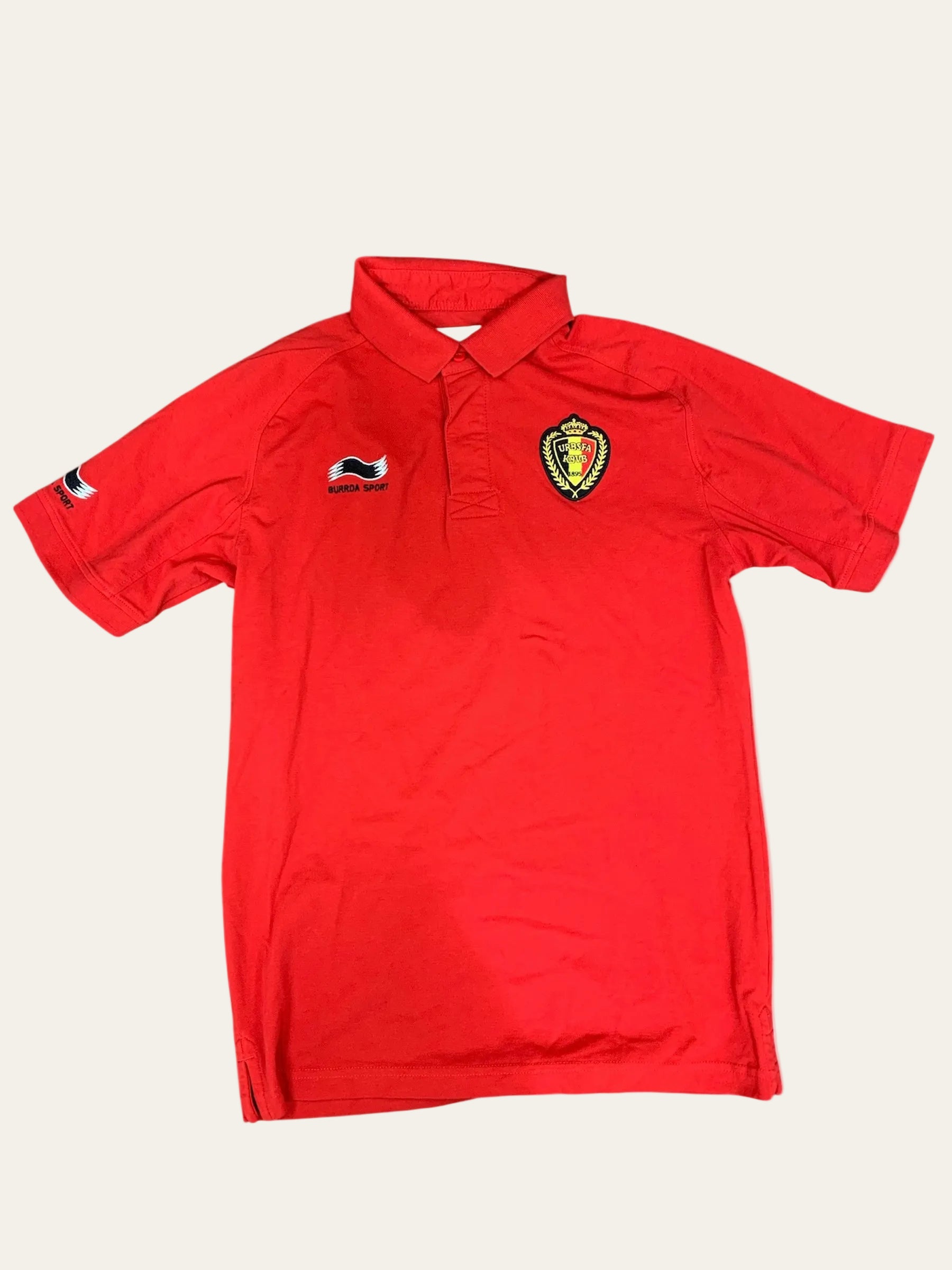 Belgium Football Polo – Red – Size M
