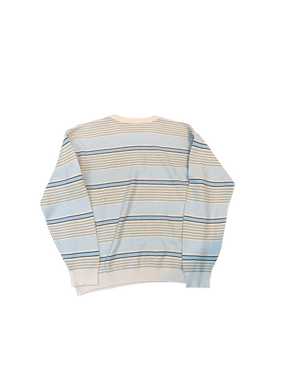 Lacoste Striped Sweater – Blue/White/Black – Size S