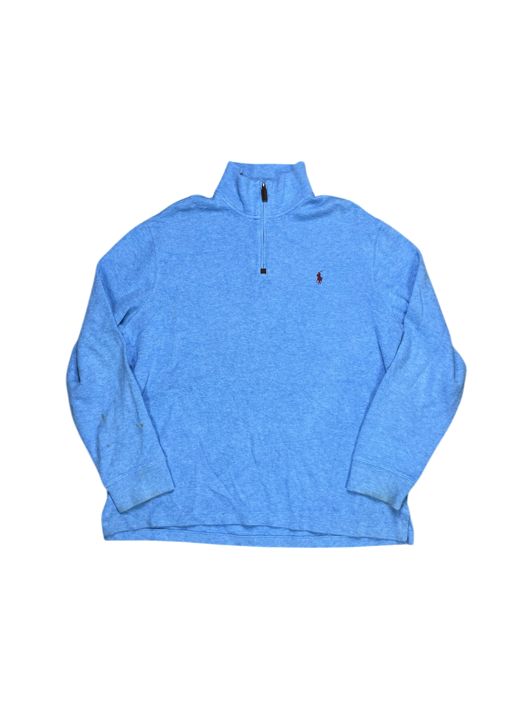 Ralph Lauren Quarter Zip – Light Blue – Size L