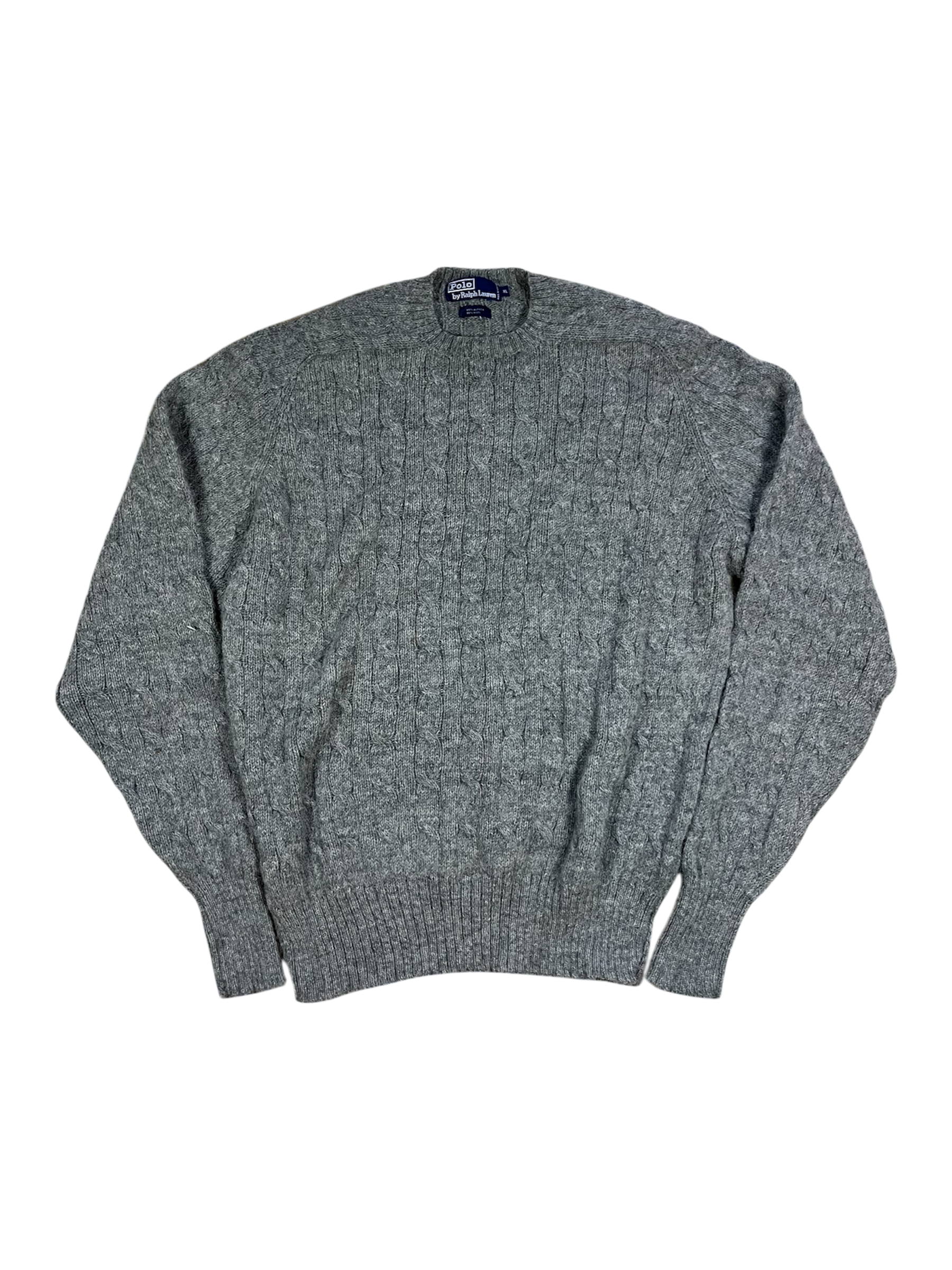 Ralph Lauren Sweater – Grey Wool – Size L