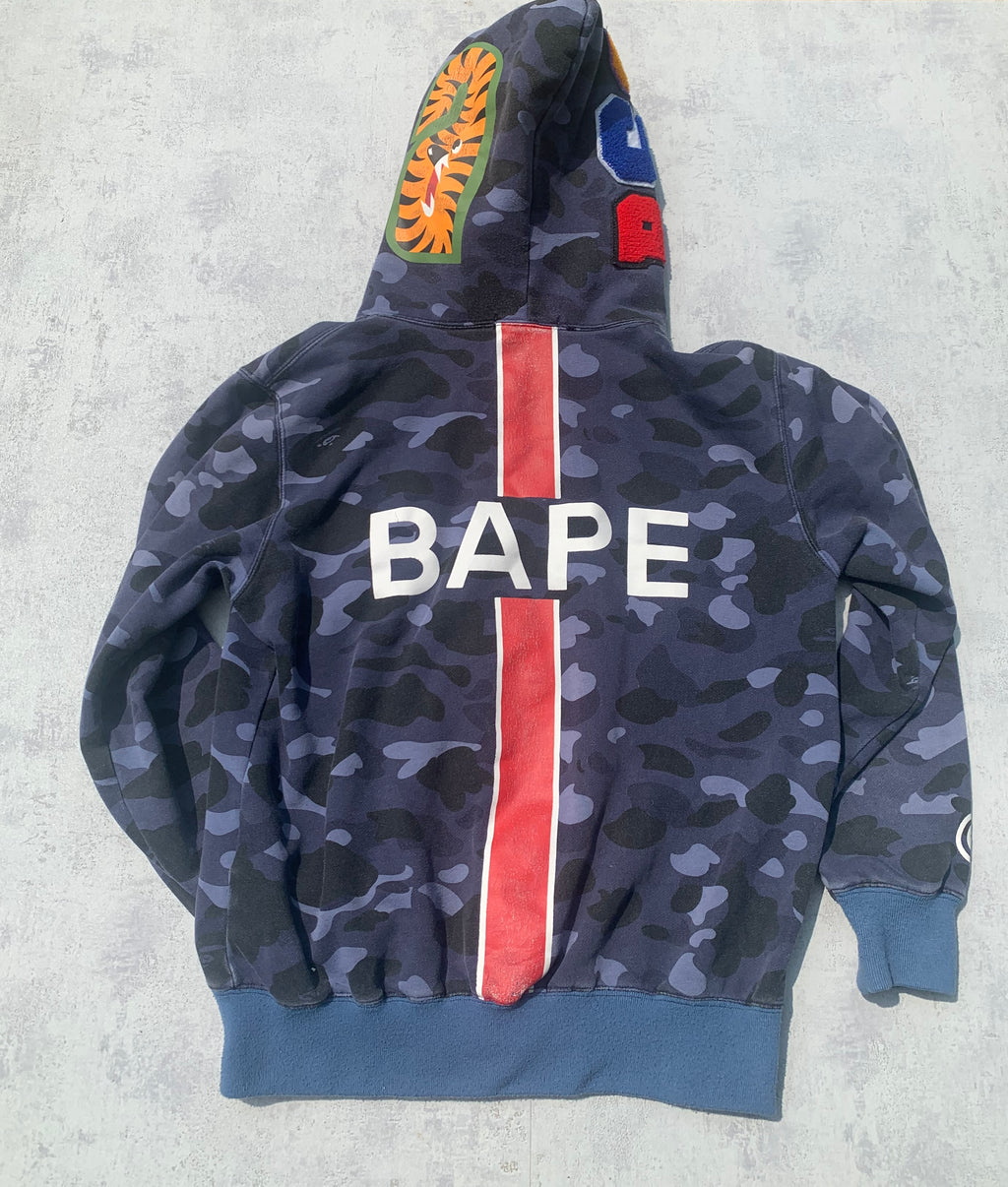 BAPE x PSG Zip-Up Hoodie – M