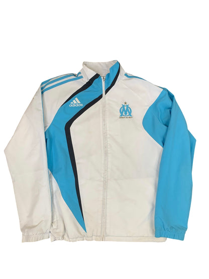 Marseille Track Jacket – White/Baby Blue – Size L