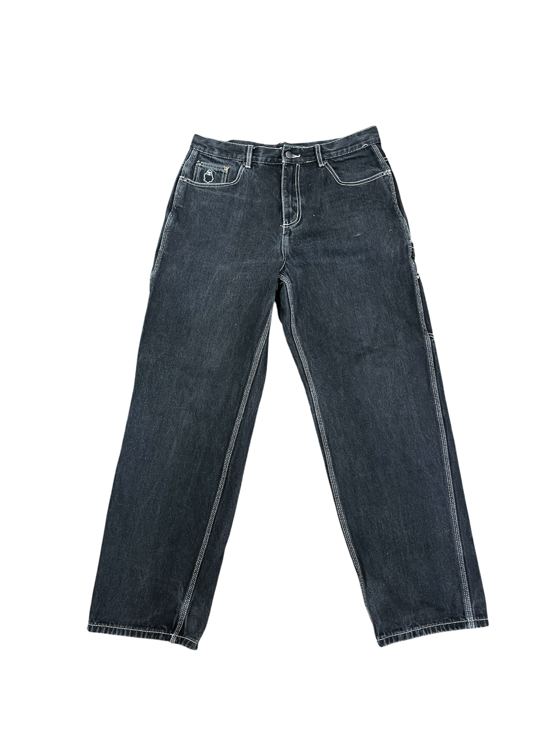 Nnsns Bigfoot Jeans – Dark Grey – Size M