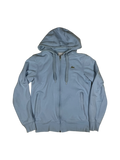 Lacoste Zip-Up Hoodie – Light Blue – Size XS