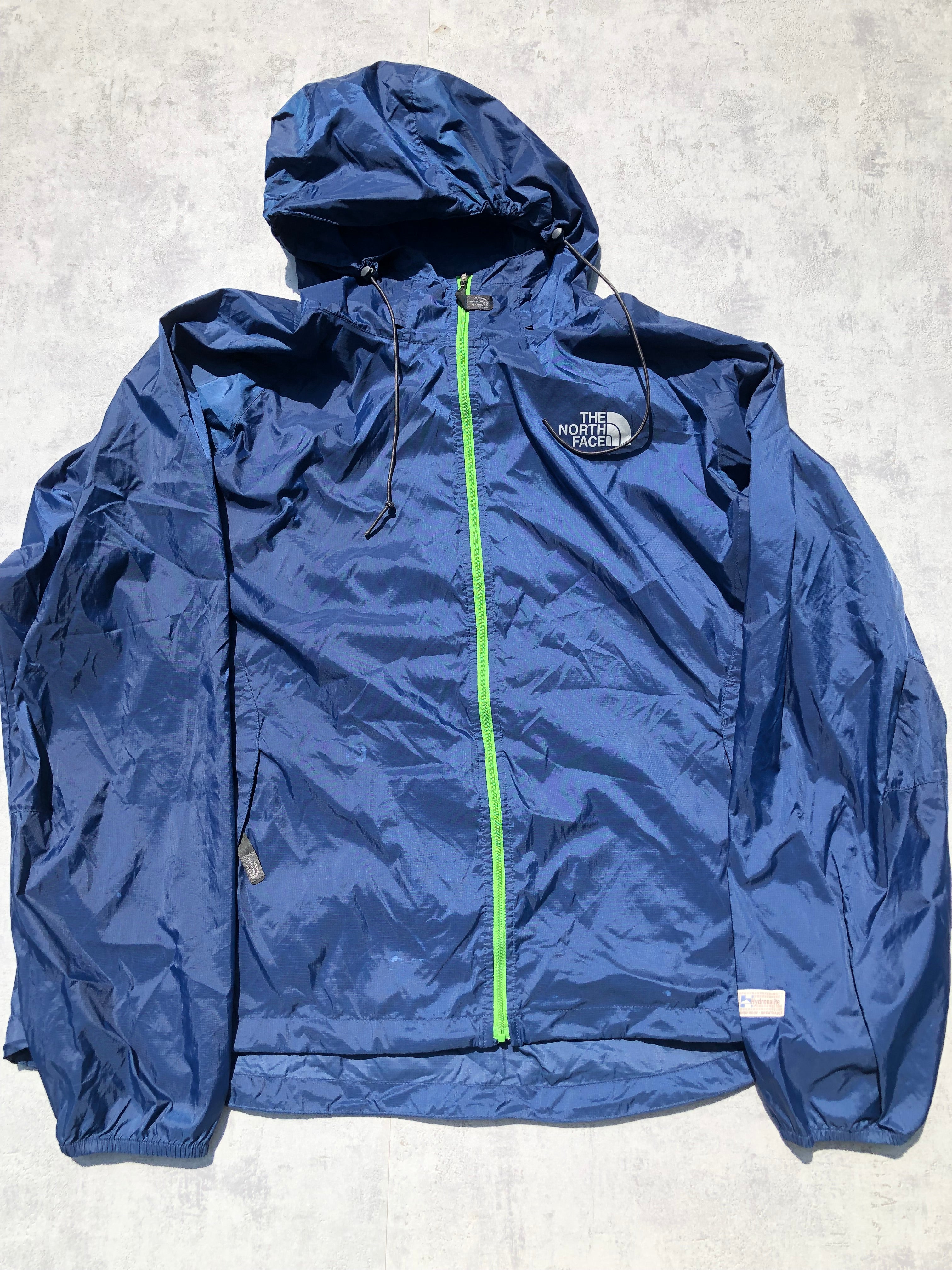 The North Face Wind Jacket – Navy/Green – XXL