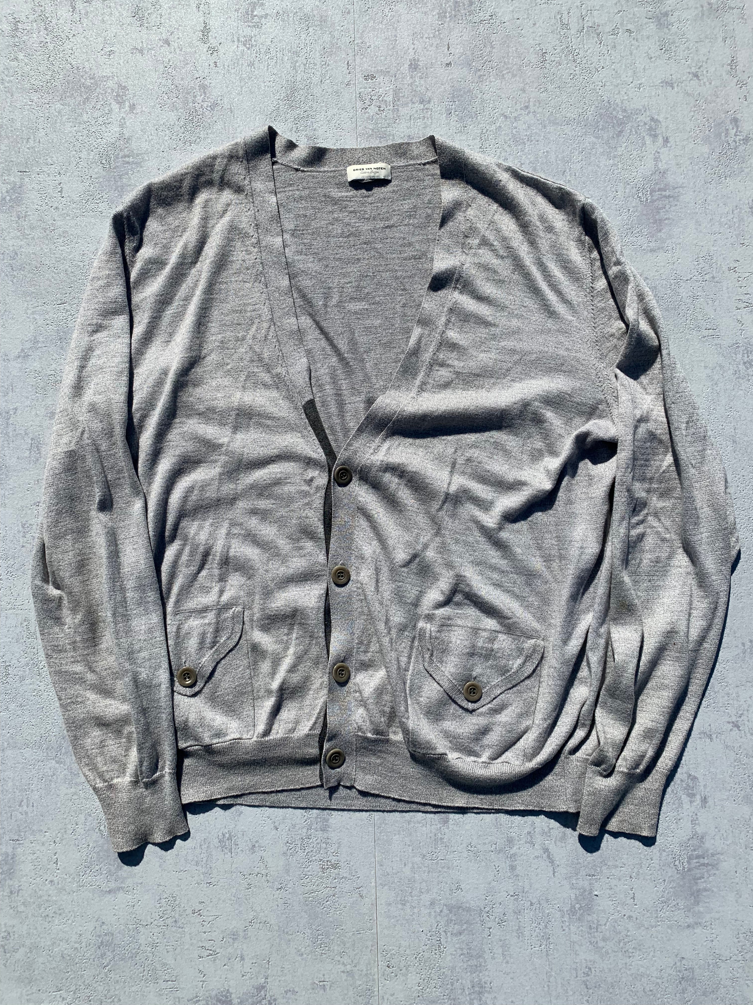 Dries Van Noten Chemise – Grey – Size XL - 1990s