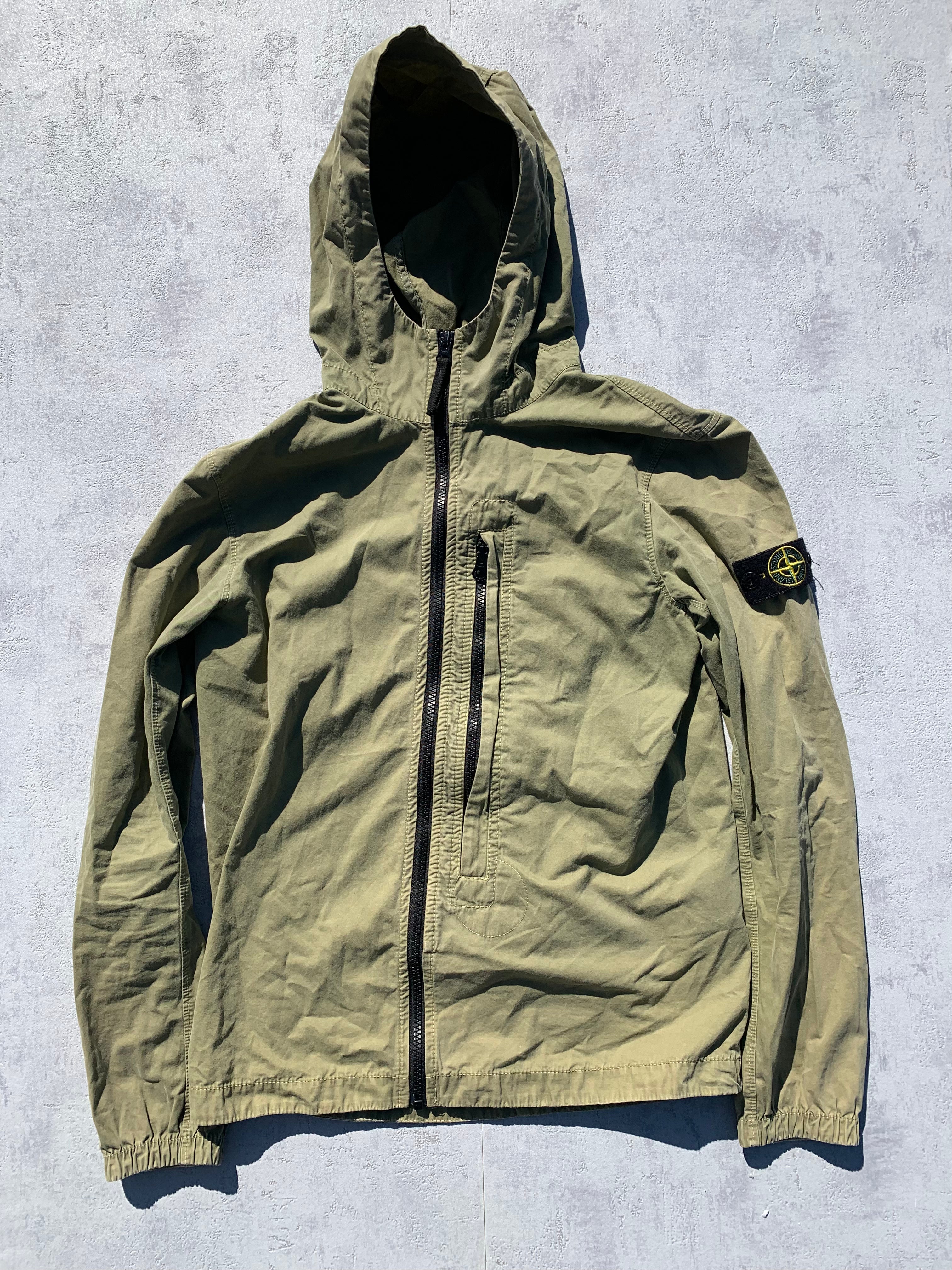 Stone Island Supima Cotton Twill Stretch-TC  – Green – Size XS - Unisex
