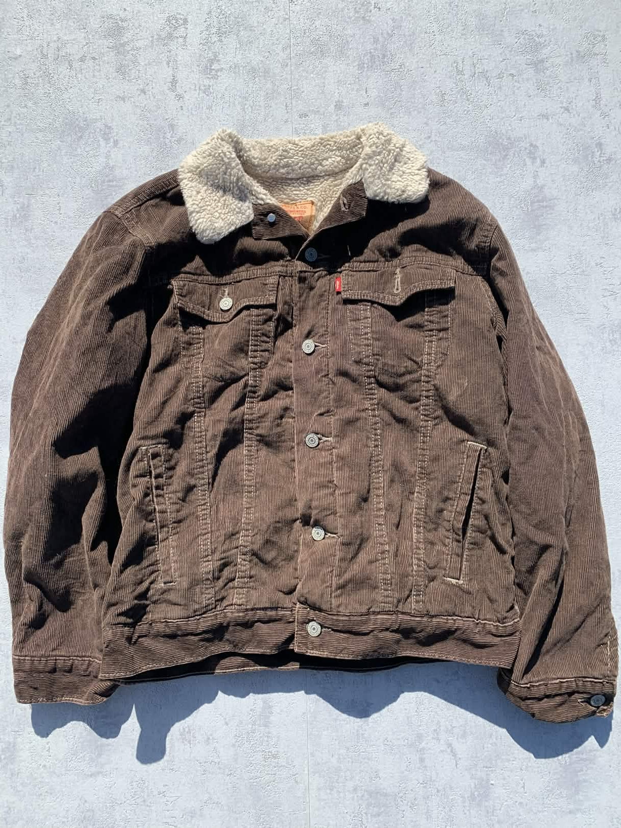 Levis Jeans Jacket - Brown - L