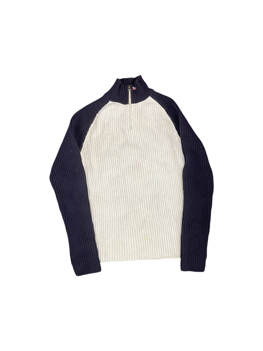 Ralph Lauren Knitted Zip-Up Sweater – S (Unisex)
