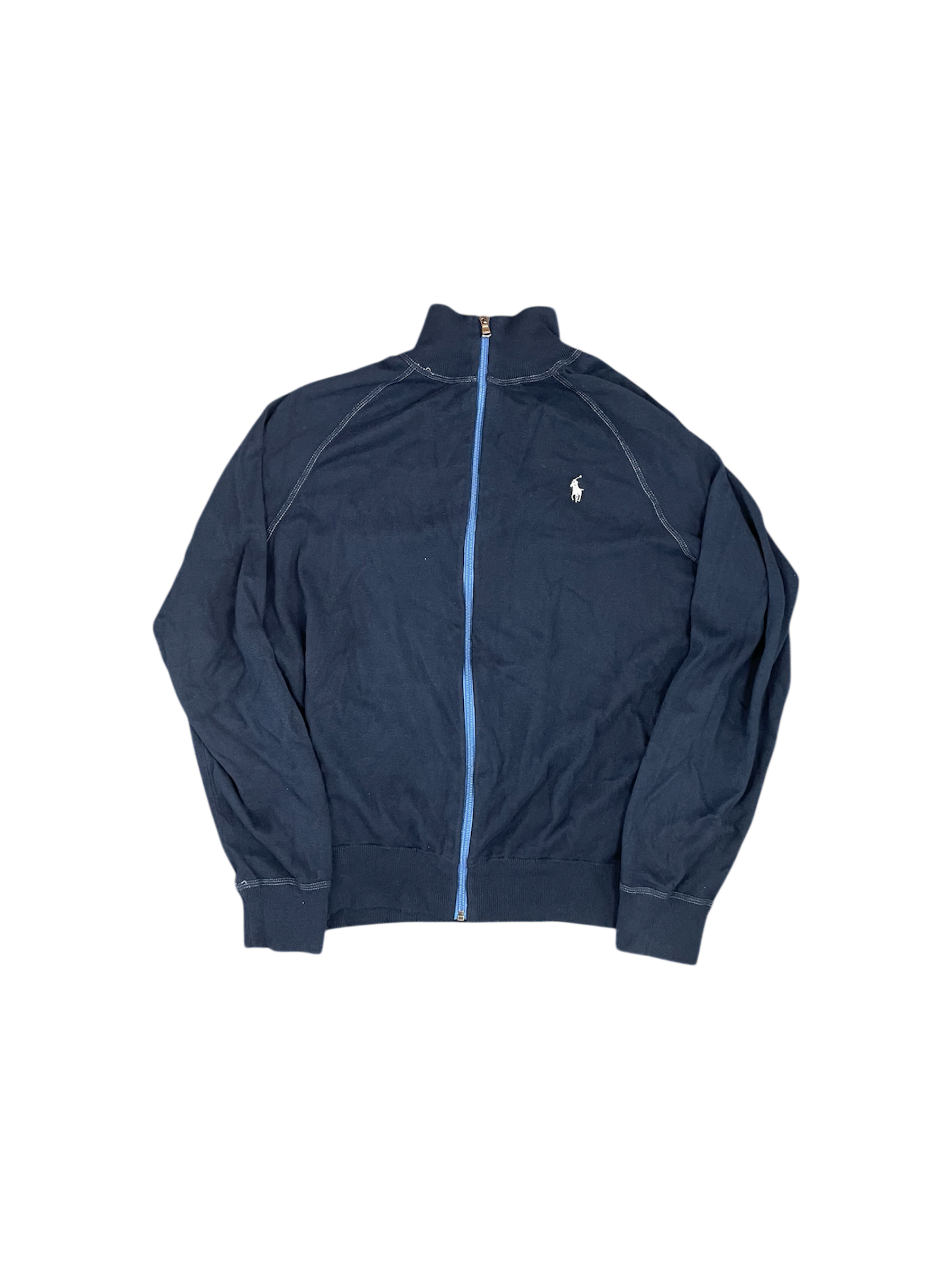 Ralph Lauren Zip-Up Sweater – Small
