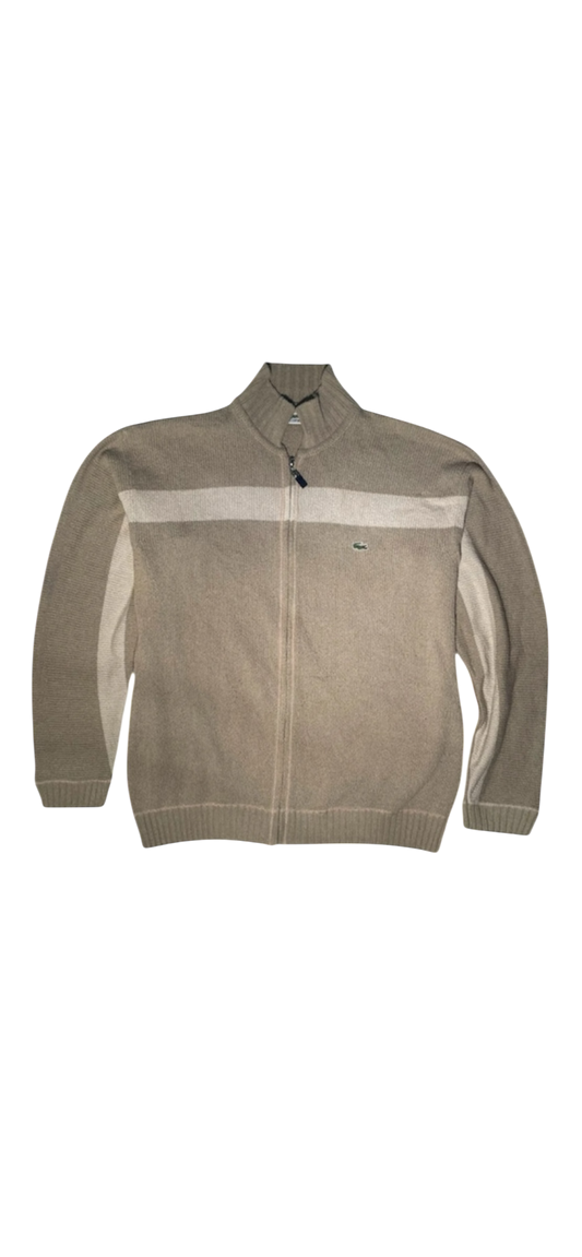 Lacoste Zip-Up Sweater – Size L