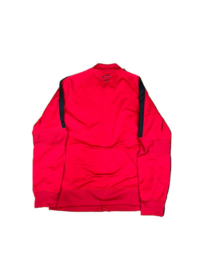 Manchester United Zip-Up Fleece – Red/Black – Size L