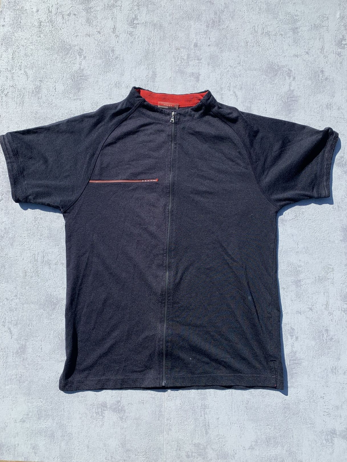 Prada Zip-up - T-shirt - M