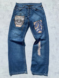 Roberto Cavalli Theatre Mask Denim